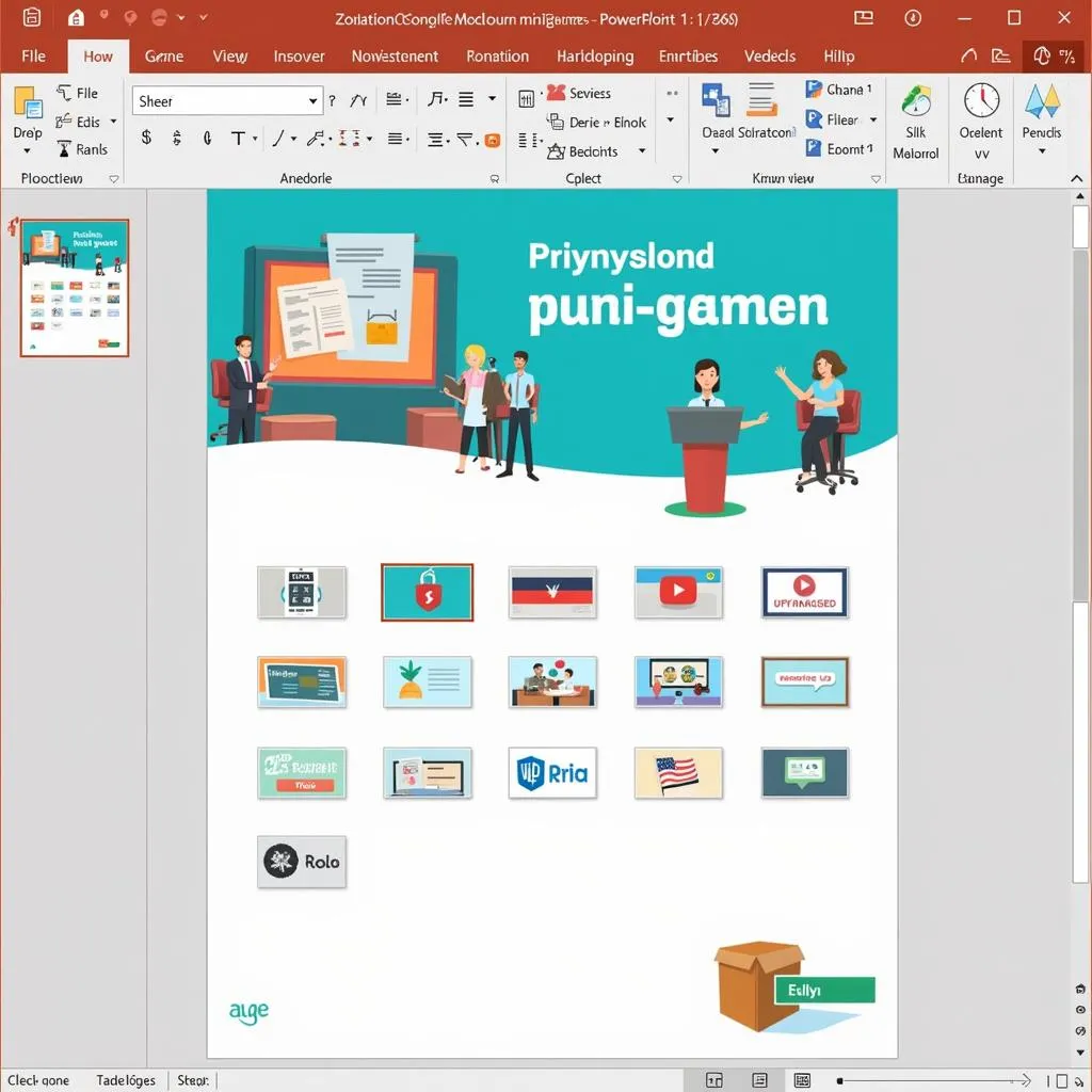 Trò chơi PowerPoint hấp dẫn