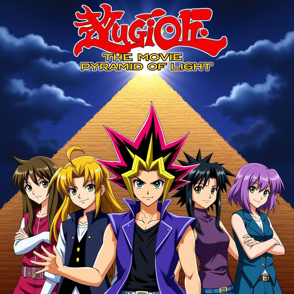 Poster của bộ phim Yugioh: The Movie - Pyramid of Light